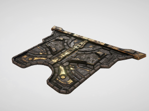 zealot and protoss platform 3D-Modell