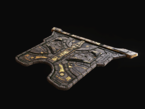 zealot and protoss platform 3D-Modell