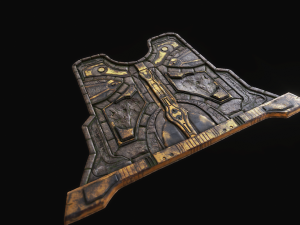 zealot and protoss platform 3D-Modell
