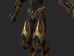 zealot and protoss platform 3D-Modell