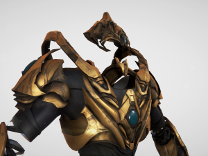 zealot and protoss platform 3D-Modell