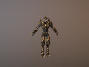 zealot and protoss platform 3D-Modell