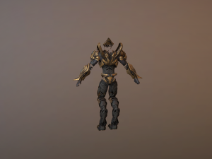 zealot and protoss platform 3D-Modell