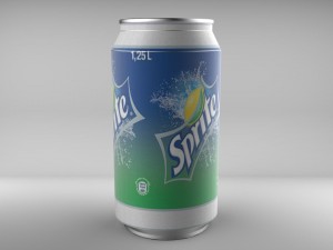 soda cans collection coca cola pepsi sprite etc 3D Модель