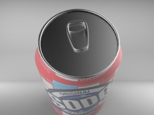 soda cans collection coca cola pepsi sprite etc 3D Модель