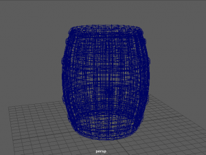 wooden barrel 3D Model