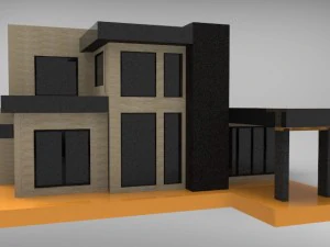 modern house 3D Model