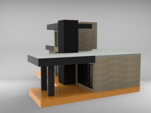 modern house Model 3D
