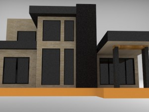 modern house Model 3D