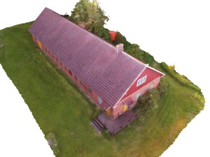 a long barn photoscanned 3D Model