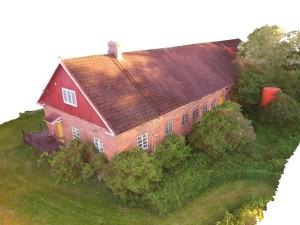 a long barn photoscanned 3D Model