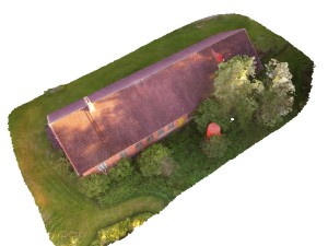 a long barn photoscanned 3D Model