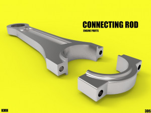 Connecting rod car engine 3Dモデル