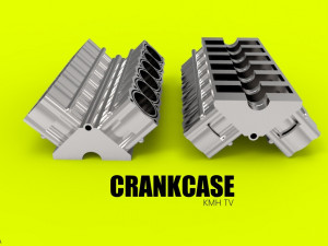 Crankcase car engine 3D मॉडल