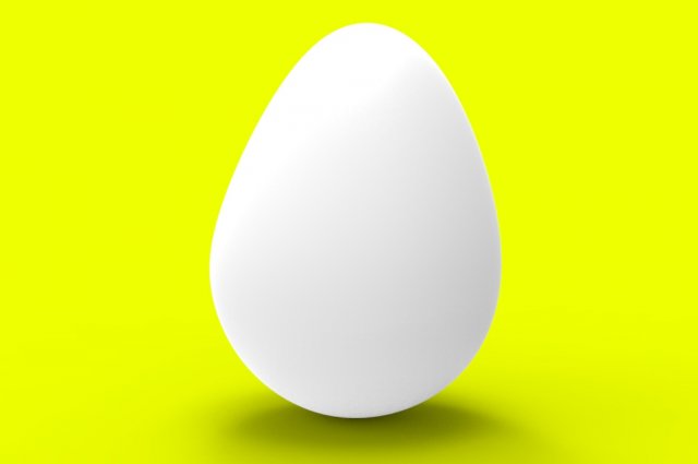 Egg 3Dモデル .c4d .max .obj .3ds .fbx .stl .blend 