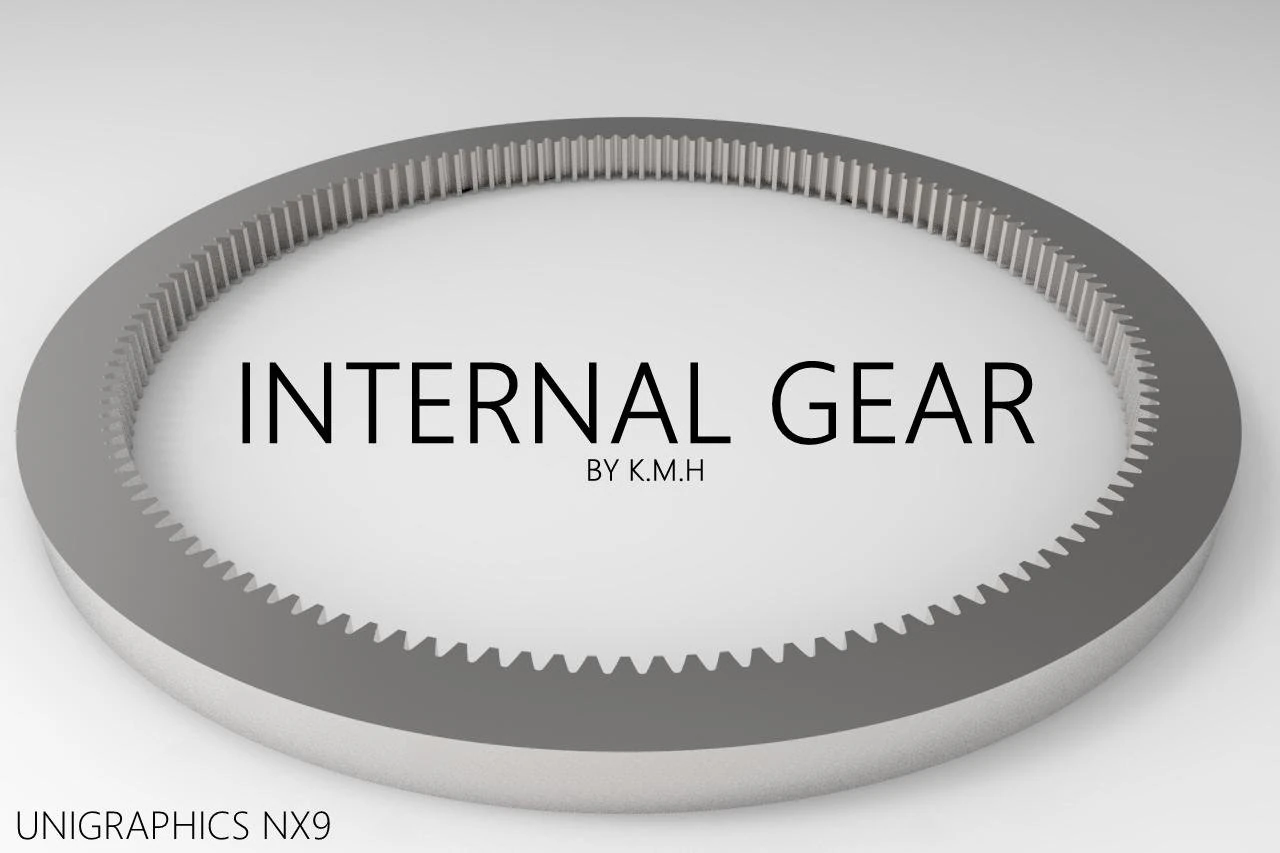 Internal gear 3D Model .c4d .max .obj .3ds .fbx .stl .blend 