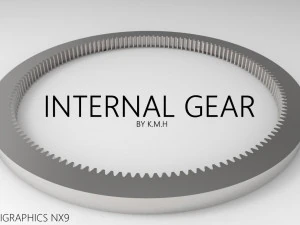 내부 기어 3D 모델