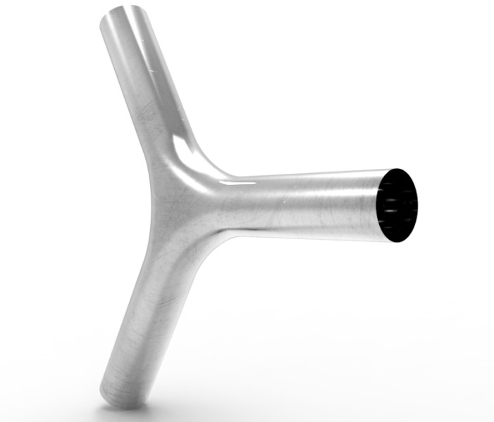 3-WAY JOINT PIPE Model 3D .c4d .max .obj .3ds .fbx .stl .blend 