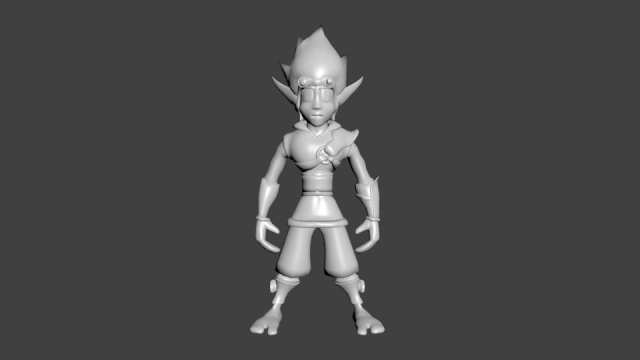 jak from the precursor legacy 3D Model .c4d .max .obj .3ds .fbx .stl .blend 