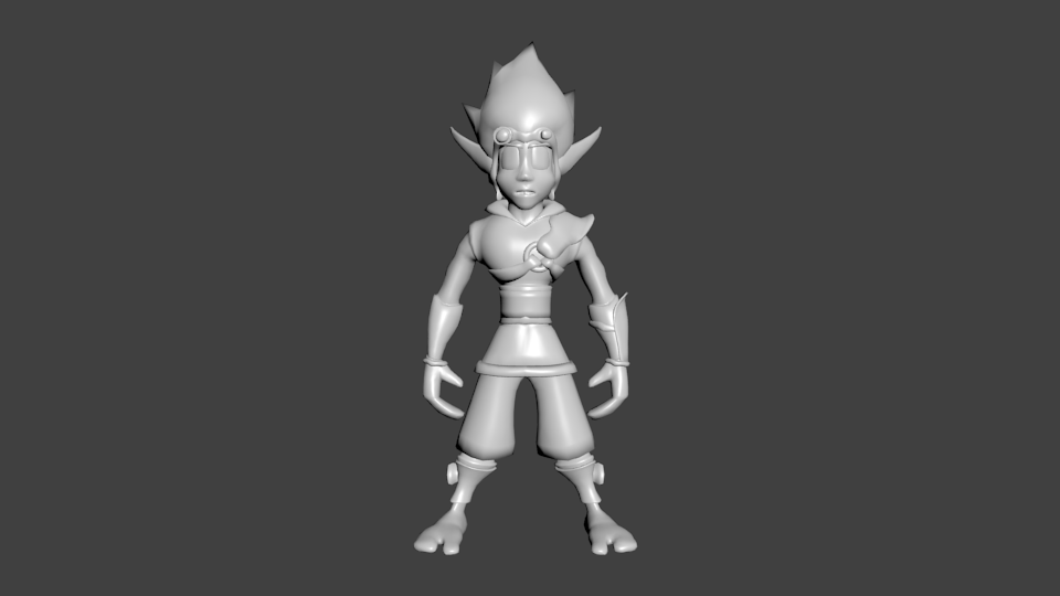 Jak From The Precursor Legacy 3d Model In Cartoon 3dexport