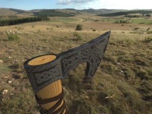 medieval battle axe 3D Model