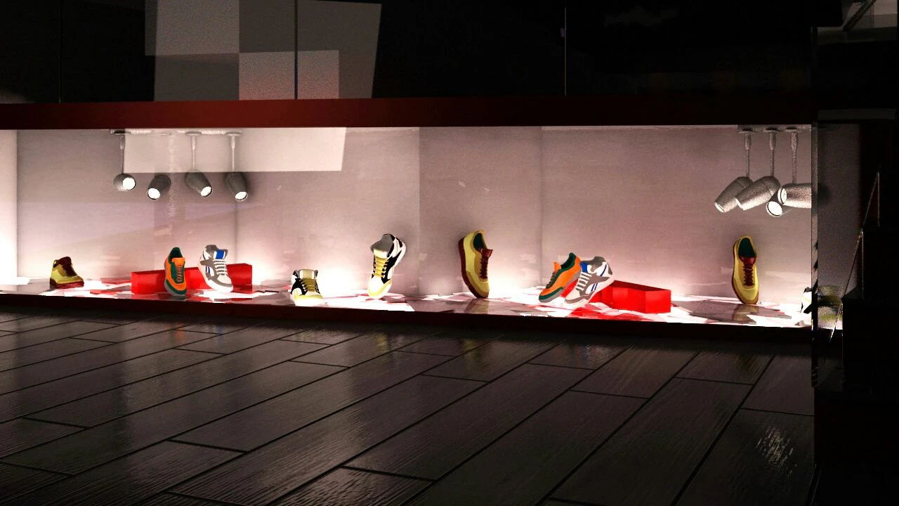 shop shoes 3D Model .c4d .max .obj .3ds .fbx .stl .blend