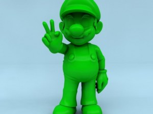 mario 3D Print Model
