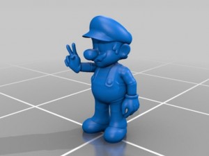 mario 3D Print Model