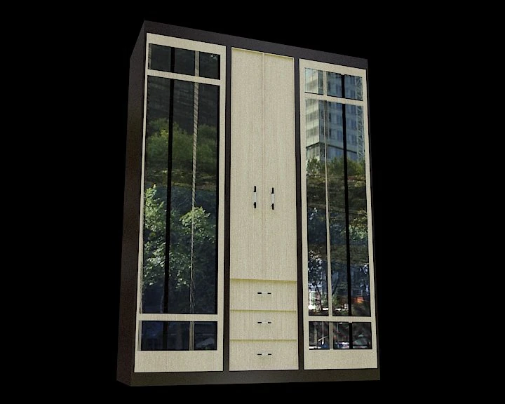 shkaf 3D Model .c4d .max .obj .3ds .fbx .stl .blend 