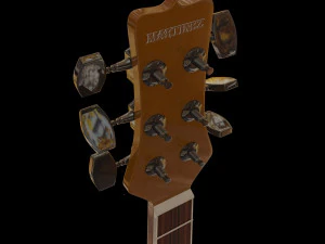 吉他马丁内斯 3D 模型