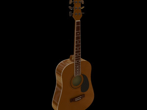 Guitar Martinez 3D Модель