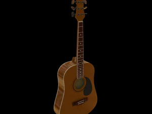 Guitar Martinez 3D Model