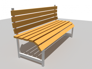 park low poly assets six-pack 3D 모델