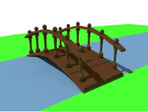 park low poly assets six-pack 3D 모델