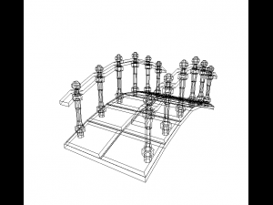 park low poly assets six-pack 3D 모델