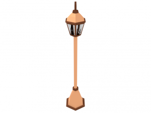 park low poly assets six-pack 3D 모델