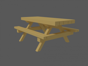 park low poly assets six-pack 3D 모델