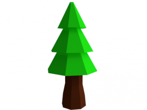 park low poly assets six-pack 3D 모델