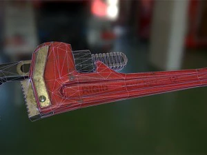 pipe wrench 3D Model