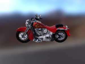 voxel harley Modèle 3D