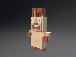 voxel rabbit 3D Model