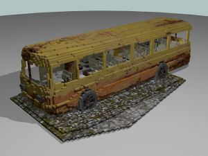 voxel vehicle pack Model 3D