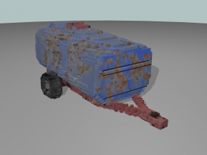 voxel vehicle pack Model 3D