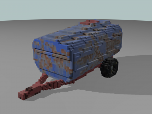 voxel vehicle pack Model 3D