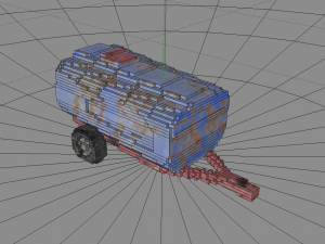 voxel vehicle pack Model 3D