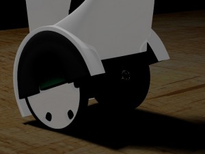futuristic wheel chair 3D Model