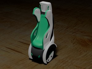 futuristic wheel chair 3D Model