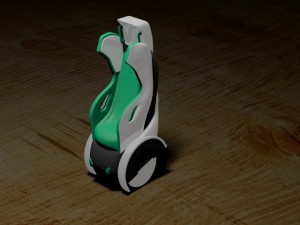 futuristic wheel chair 3D Model