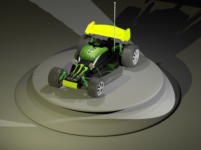 remote car Modèle 3D .c4d .max .obj .3ds .fbx .stl .blend 