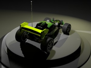 remote car Modèle 3D